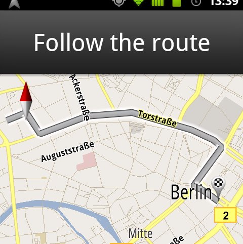 Google Navigation jetzt mit aktuellen Verkehrsdaten
