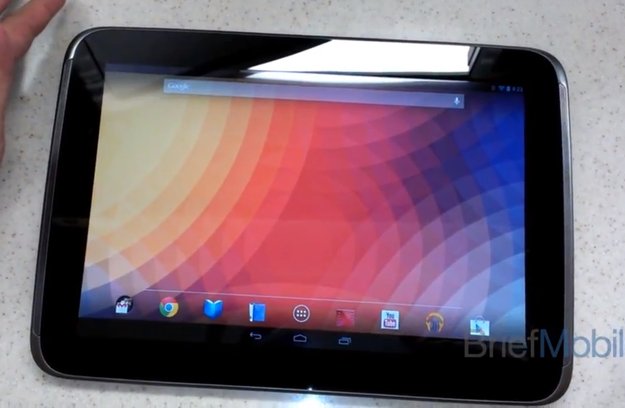 Nexus 10: Google-Samsung-Tablet in kurzem Video zu sehen