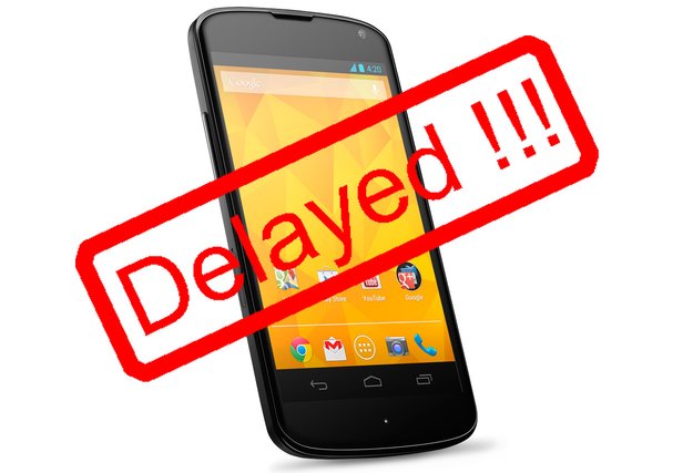 Nexus 4: Auslieferung einiger Geräte erst in drei Wochen