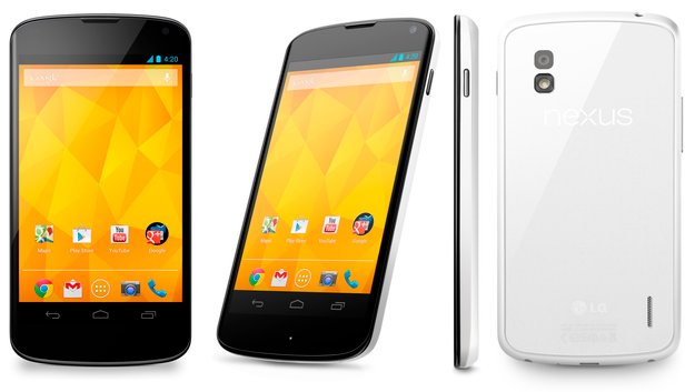 Nexus 4: Weiße Version von LG offiziell angekündigt