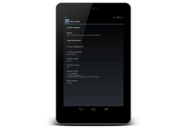 Android 4.1.2: Kleines Jelly Bean-Update für Nexus 7 und AOSP