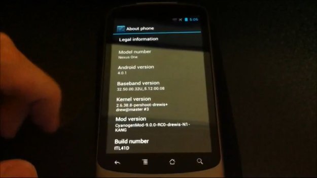 Nexus One: Erhält Ice Cream Sandwich dank CyanogenMod-Team
