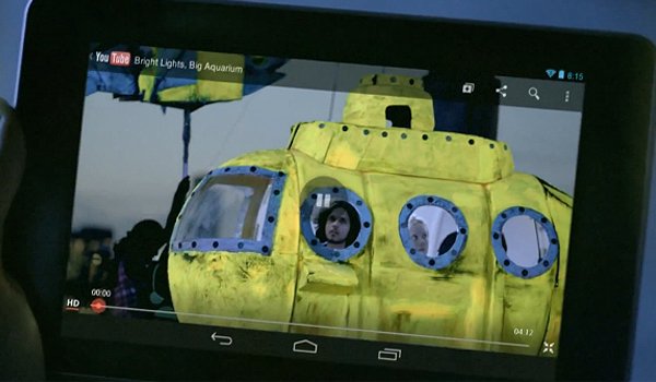 Nexus 7: Neuer Werbespot baut Yellow Submarine