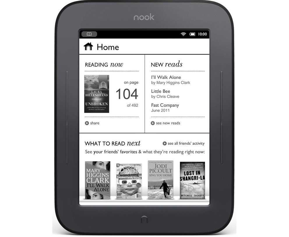 Nook E-Reader: Touchscreen-E-Ink-Reader mit Android vorgestellt