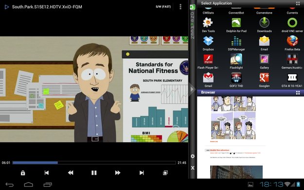 Multitasking in CyanogenMod: Cornerstone wird in CM9 integriert