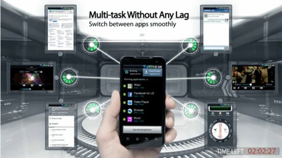 LG Optimus Speed P990 im Werbevideo