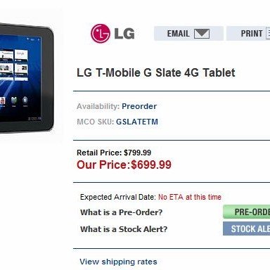 LG Optimus Pad nun auch mit erster Preisangabe