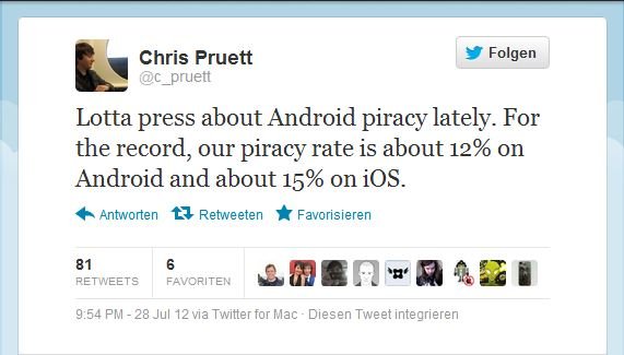 Wind-Up Knight-Entwickler: Android-Piraterie kein großes Problem