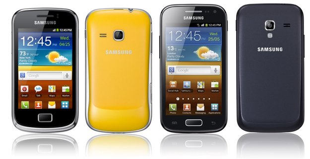 Samsung Galaxy Ace 2, Mini 2: Neue Smartphones vorgestellt