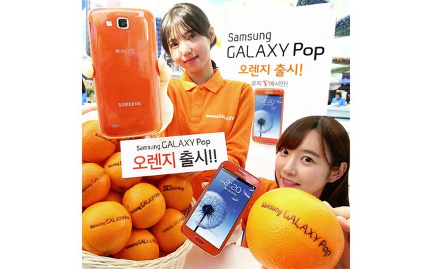 Samsung Galaxy Pop: Galaxy S3-Variante in knallorange vorgestellt