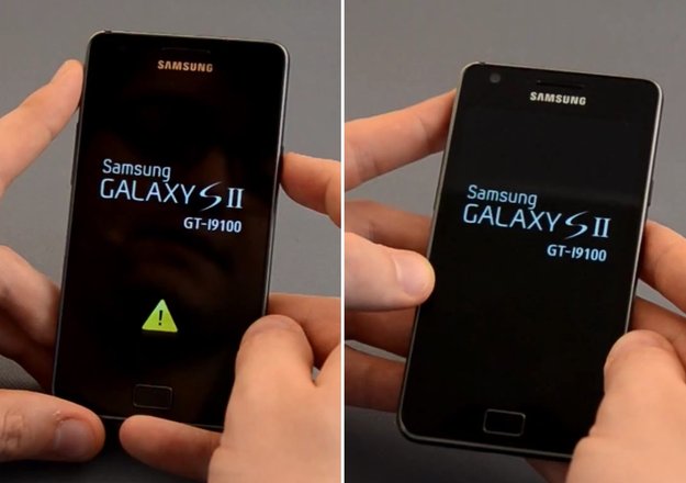 Samsung Galaxy S2: Gelbes Dreieck per „Triangle Away“ entfernen
