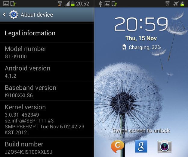 Samsung Galaxy S2: Jelly Bean in Firmware-Leak XXLSJ gesichtet