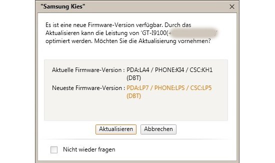 Samsung Galaxy S2: ICS-Update rollt für Geräte ohne Branding aus