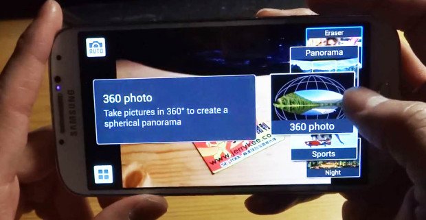 Samsung Galaxy S4: Photosphere-Funktion heißt „360 Photo“ statt „Orb“