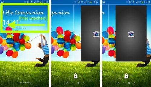 samsung galaxy s4: kamera vom sperrbildschirm starten