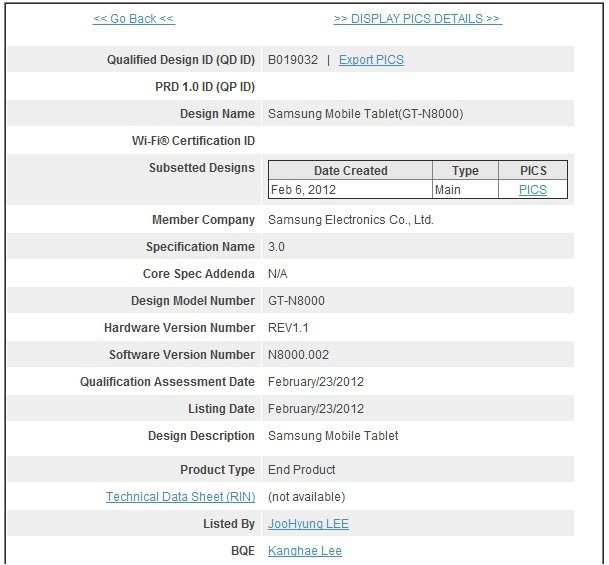 Samsung GT-N8000: Galaxy Note-Nachfolger oder großer Bruder?