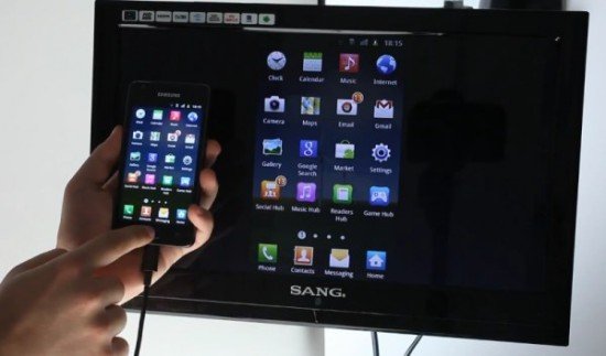 Samsung Galaxy S II: HDMI-Ausgabe via MHL im Video