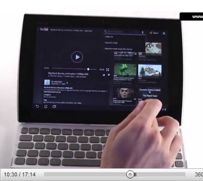 Asus Eee Pad Slider im Unboxing-Video