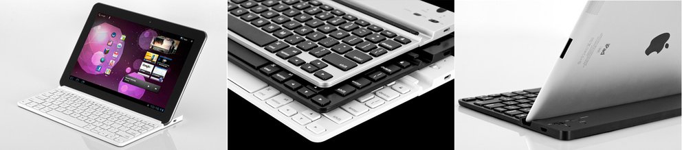 Zagg und Logitech mit speziellen Tastaturen für Android-Tablets