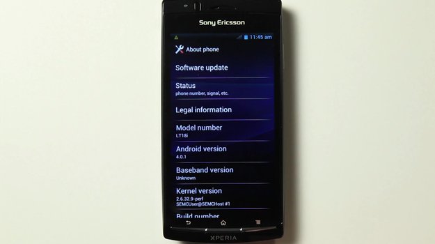 Sony Ericsson: Ice Cream Sandwich-Testversionen für Xperia arc S, neo V und ray