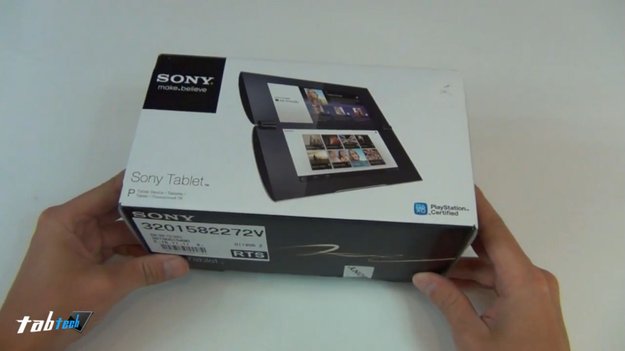 Sony Tablet P: Unboxing-Video des Klapp-Tablets