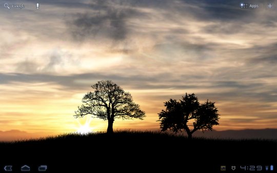 Live Wallpaper Sun Rise: Da geht die Sonne auf