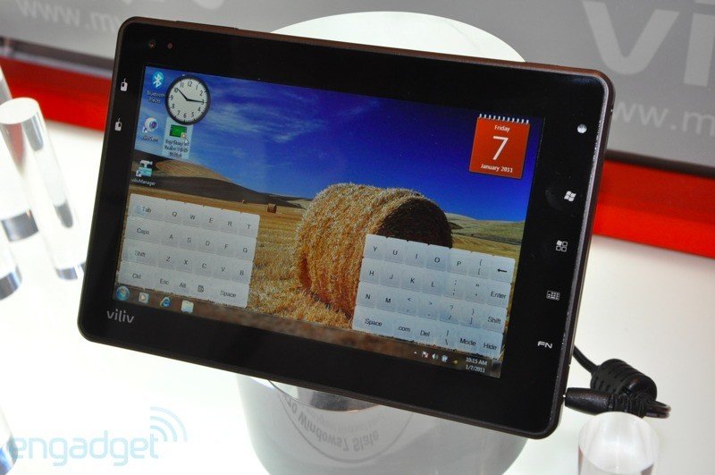 Viliv X70 Slate – Windows Tablet mit neuem Intel Oak Trail Prozessor