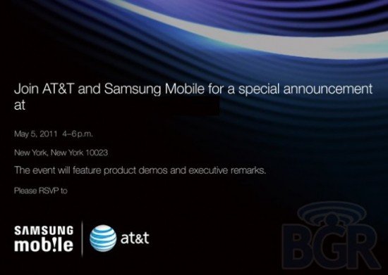 Samsung Presse-Event am 05. Mai: Genaueres zum GALAXY Tab 8.9 und 10.1?