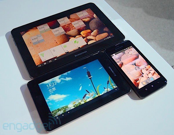 Lenovo stellt LePad mit 5, 7 und 10,1 Zoll und Qualcomm Dual Core Prozessor vor