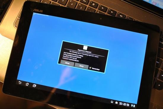 Asus Eee Pad Transformer Prime bereits gerootet
