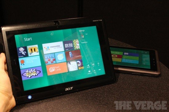 Lenovo und Acer arbeiten an Windows 8 Tablets mit Intel Prozessoren