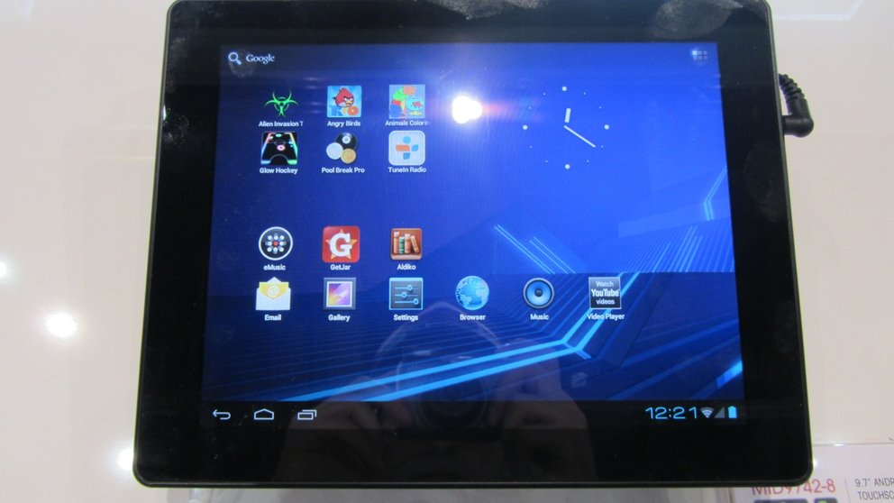 Coby MID9742 , Coby MID8042 und Coby MID7041 mit Android Ice Cream Sandwich im Kurztest - Video und Bilder
