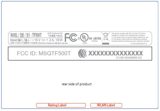 Asus TF500T taucht bei der FCC auf