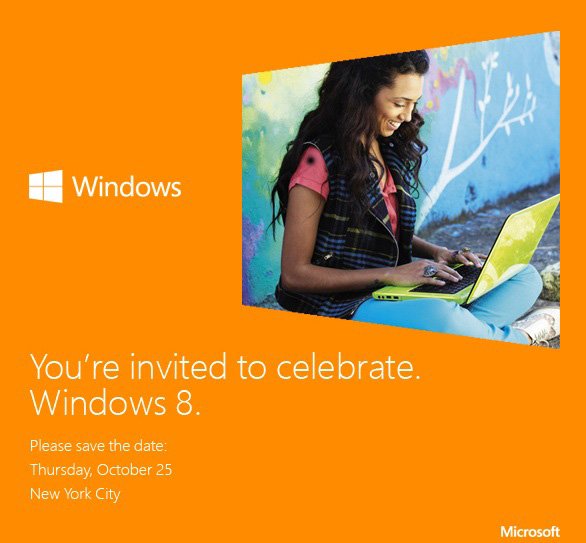 Windows 8 wird am 25. Oktober 2012 in New York enthüllt