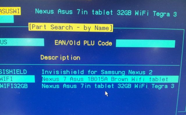 Google Nexus 7 samt 32 GB Speicher gelistet