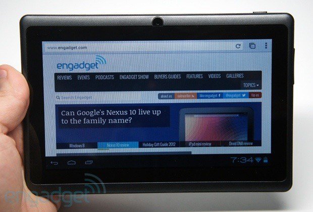 Datawind Ubislate 7Ci: Das 40 Dollar Tablet Aakash 2 aus Indien im Hands-On-Video