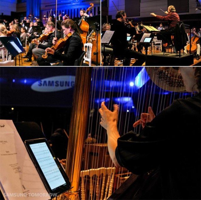 Samsung Galaxy Note 10.1 spart dem Brüsseler Philharmonie Orchester viel Geld