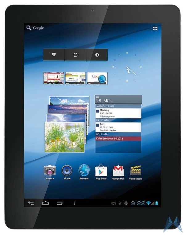 TOUCHLET Tablet-PC X10.dual: Neues PEARL-Tablet kommt Ende November