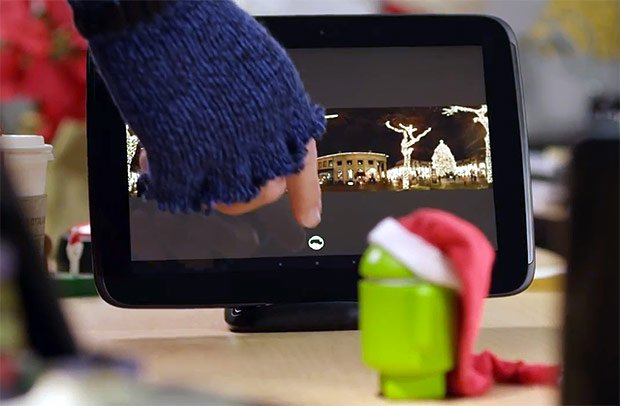 Google Nexus 10 Dock im Android-Weihnachtsvideo entdeckt