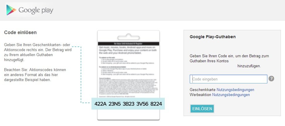 Geschenkkarten für den Play Store per Paypal in den USA kaufen und in Deutschland einlösen