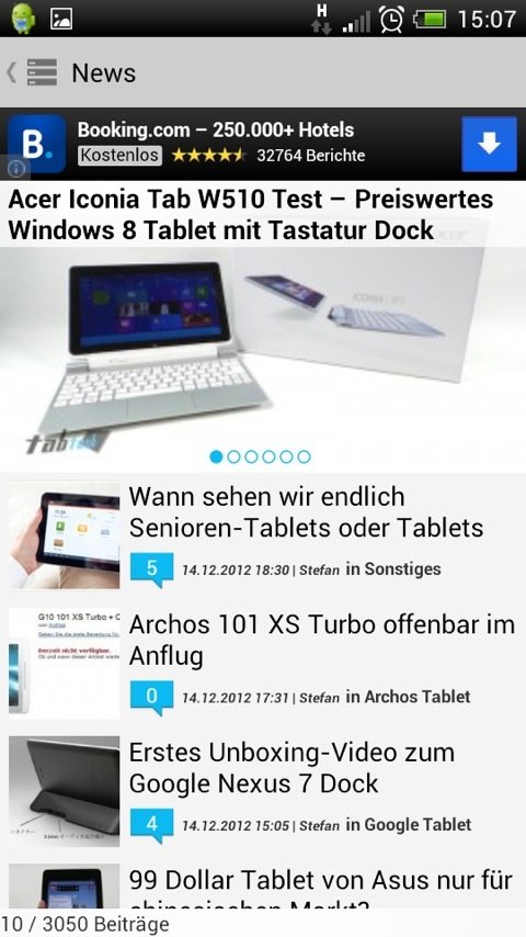 Die tabtech.de Android App ist da!