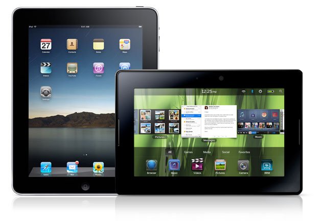 BlackBerry PlayBook lässt das Apple iPad 4 in Großbritannien hinter sich