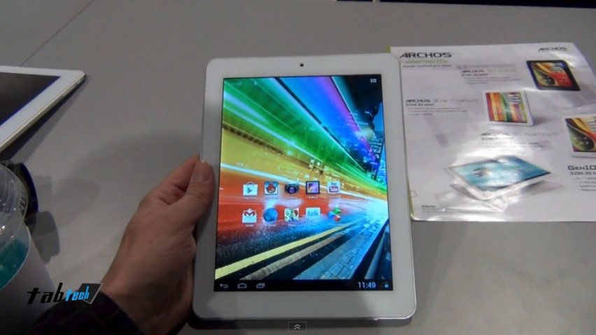 Archos 80 Platinum mit Quad Core CPU und 8 Zoll IPS-Display in unserem Hands On Video