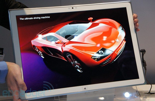 Panasonic zeigt einen 20 Zoll großen Windows 8 Tablet Prototyp in Ultra HD