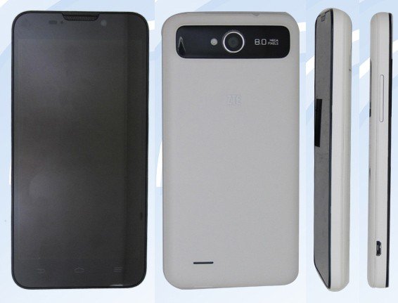 ZTE V987: Weiteres 5-Zoll-Smartlet mit Android 4.1 und 2.500 mAh Akku ähnelt dem Grand S