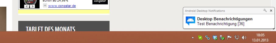 Desktop Notifications - Die Android-Benachrichtigungen am Desktop sehen