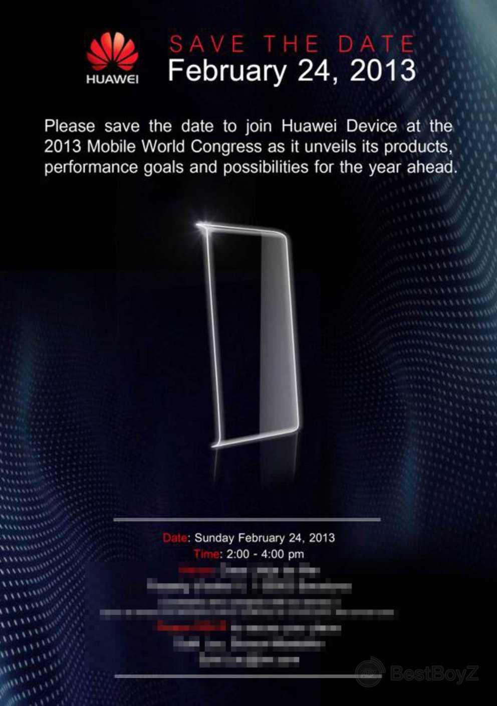 Huawei MWC 2013 Pressekonferenz findet am 24. Februar statt