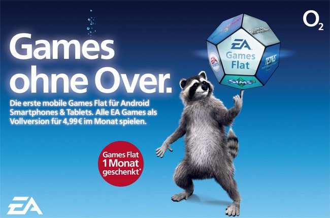 O2 und EA starten erste Android Games-Flatrate