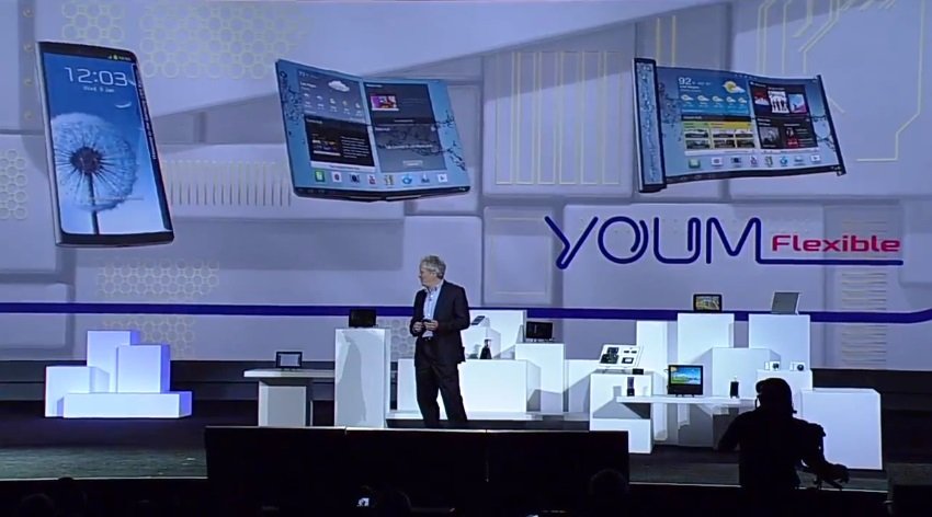 Samsung präsentiert flexible OLED YOUM-Displays