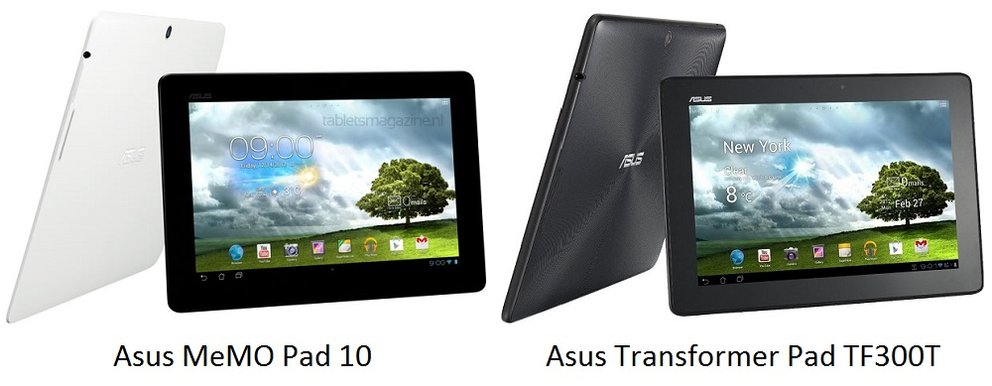 Wozu das Asus MeMO Pad 10 wenn es doch schon das Transformer Pad TF300T gibt?